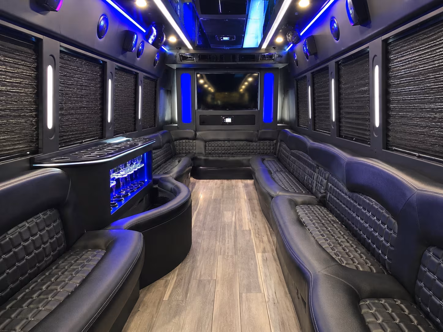 affordable peoria prom party bus prices split across your group